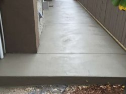 concrete sidewalk