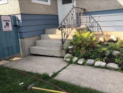 6-patriarch-construction-calgary-concrete-contractors-glenbrook-exposed-aggregate-sidewalk-steps-staircase-before-2